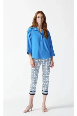 Geometric Print Pant - Vanilla/Multi - JR27