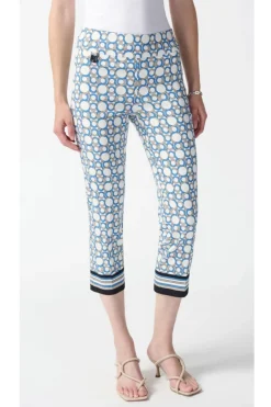 Geometric Print Pant - Vanilla/Multi - JR27