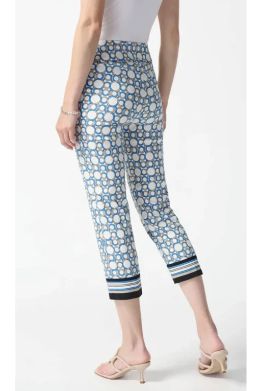 Geometric Print Pant - Vanilla/Multi - JR27