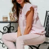 Gioia Pants - Blush - IC33