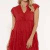Gwen Dress - Melon - LL16