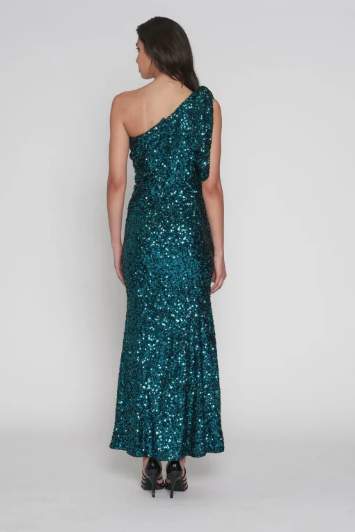 Gwyneth Sequence Dress - Teal - Rom9