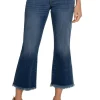 Hannah Denim Crop Flare Jean - AT1