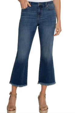 Hannah Denim Crop Flare Jean - AT1