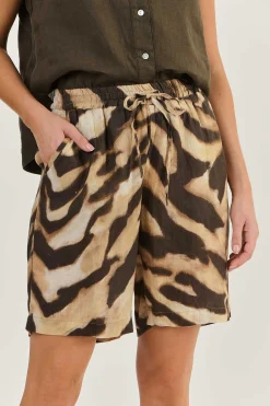 Hayley Linen Short - Wildcat - OJ14
