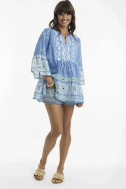 Heidi Boho Top - Blue - EP20