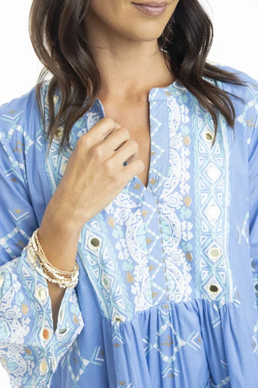 Heidi Layer Dress - Blue - EP21