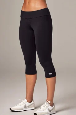 High Rise 3/4 Leggings - Black - RB2