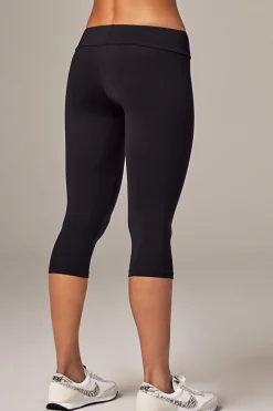 High Rise 3/4 Leggings - Black - RB2