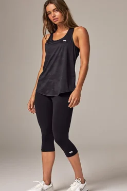 High Rise 3/4 Leggings - Black - RB2