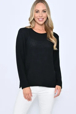 HoneyComb Knit -Black - CC10