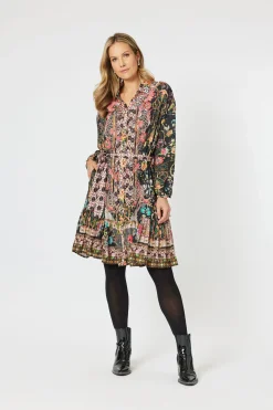 Jardin Print Dress - Multi - HV34