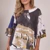 Kabuki 3/4 Sleeve Top - Print - SS14