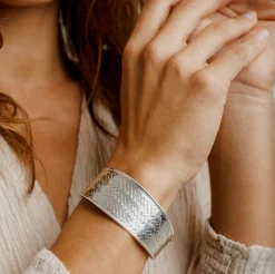 Karma Silver Cuff - Silver - NS1