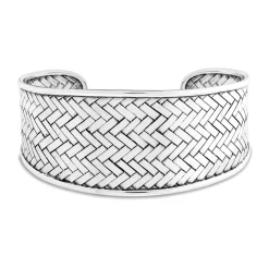Karma Silver Cuff - Silver - NS1