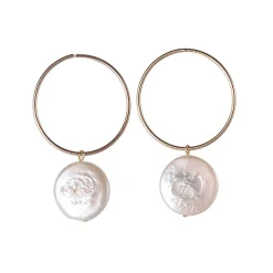 Kathleen Freshwater Pearl - Gold