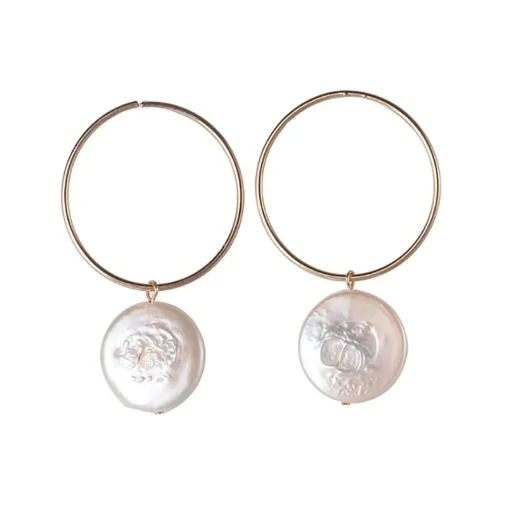 Kathleen Freshwater Pearl - Gold