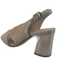 Konduct Heel - Nude Shimmer - DJ18