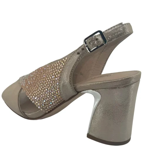 Konduct Heel - Nude Shimmer - DJ18
