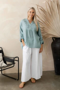 Krista Top - Blue - IC19