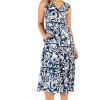 Laiken Tiered Midi Dress - White - LL14