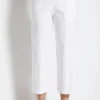 Larrie Bengaline Culotte Pant - White - PH25