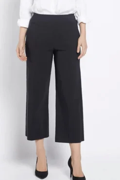 Larrie Bengaline Culotte Pant - Ink - PH25