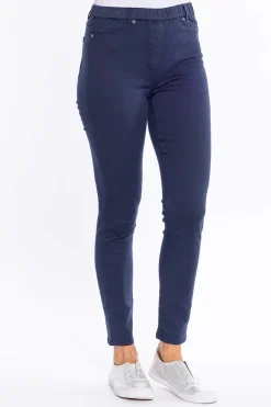 Linda Pull On Pant - Navy - CL10