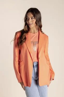 Linen Blazer - Mango - TT10