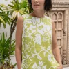 Linen Shell Top - Vine - SS24