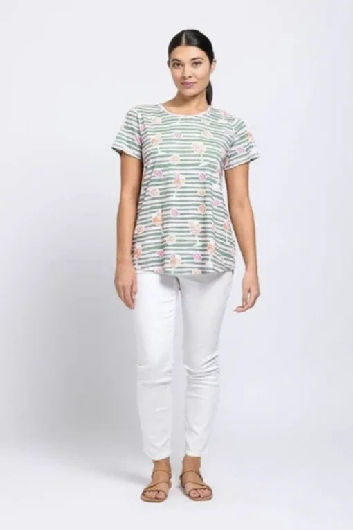 Lou Lou Star Skinny Jean - White -F3