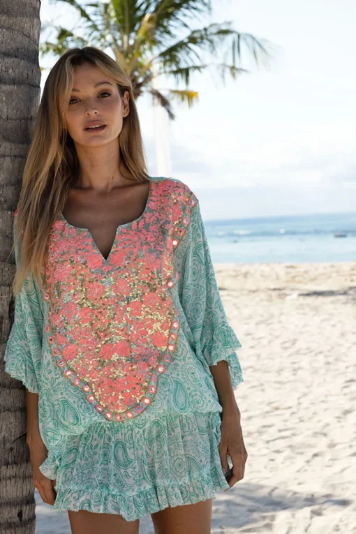 Lula Dress - Aqua - M3