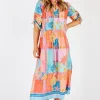 Luna Midi Dress - Candy - LL11