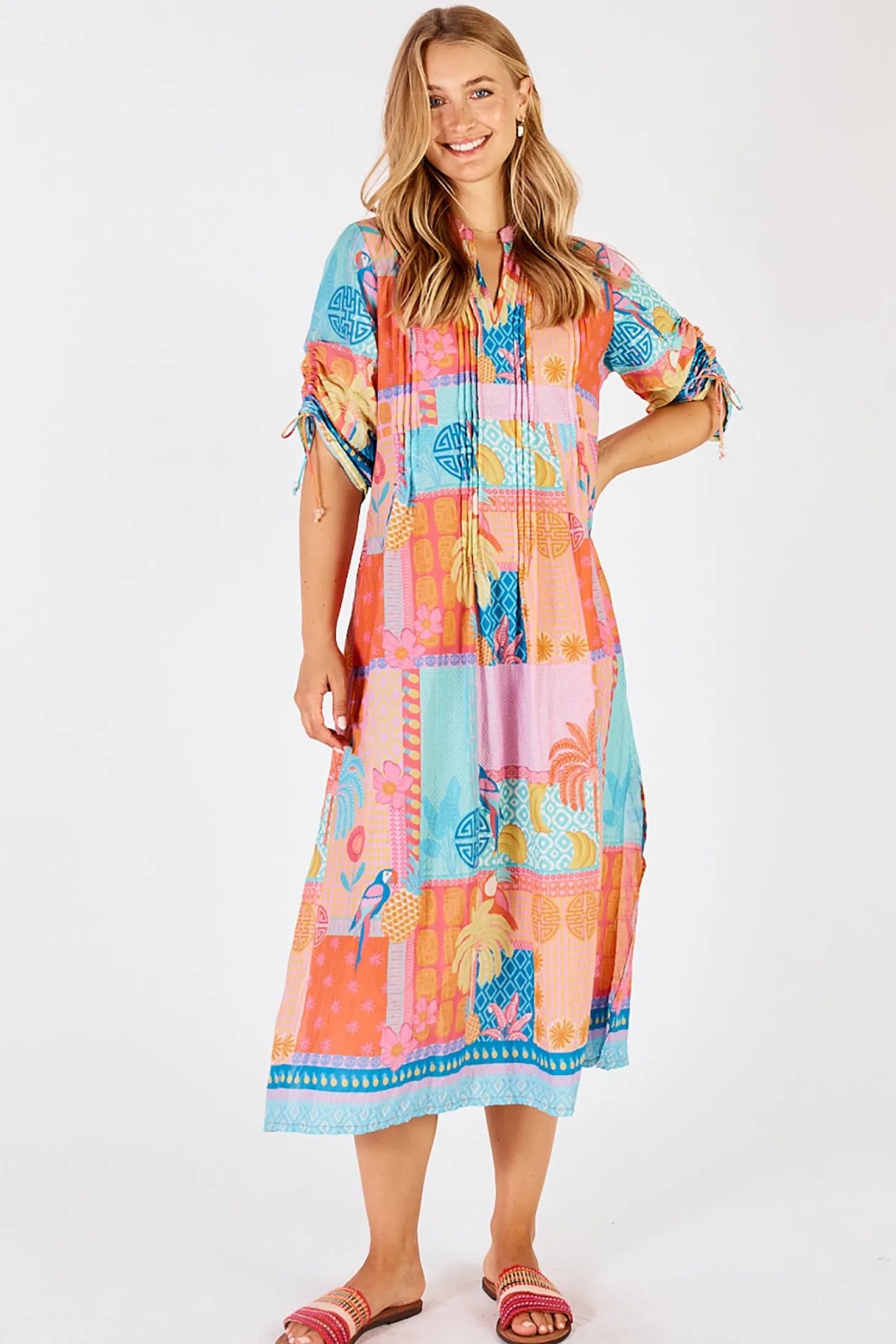 Luna Midi Dress - Candy - LL11