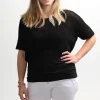 Lurex Jumper - Black - CG18