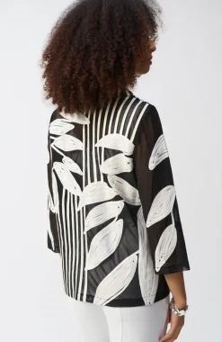 Mesh and Satin Soutache Jacket - JR67