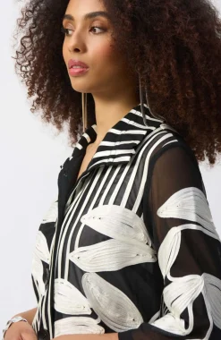 Mesh and Satin Soutache Jacket - JR67