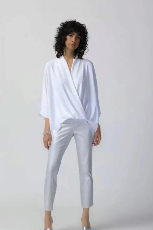 Metallic Animal Pant - Silver - JR38