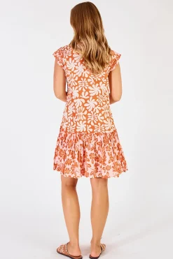 Mia Dress - Apricot - LL9