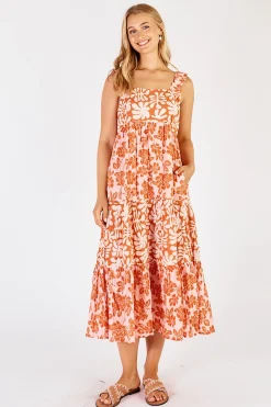 Mia Sundress - Apricot - LL18