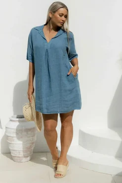 Milly Dress - Denim - IC37