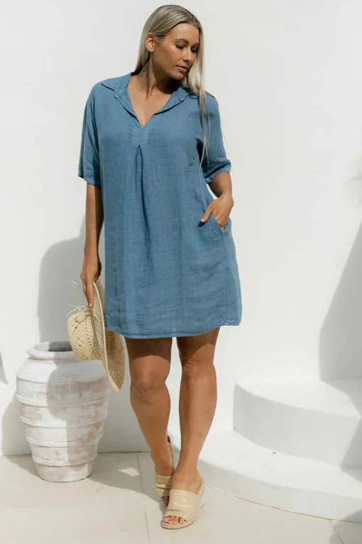 Milly Dress - Denim - IC37