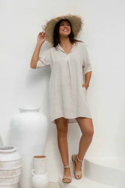 Milly Dress - Sand - IC37