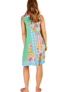 Miranda Swing Dress - Sea - LL25