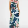 Mitzuki Maxi Dress - Navy - LL43