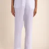 Monique Linen Pant - White - TT7