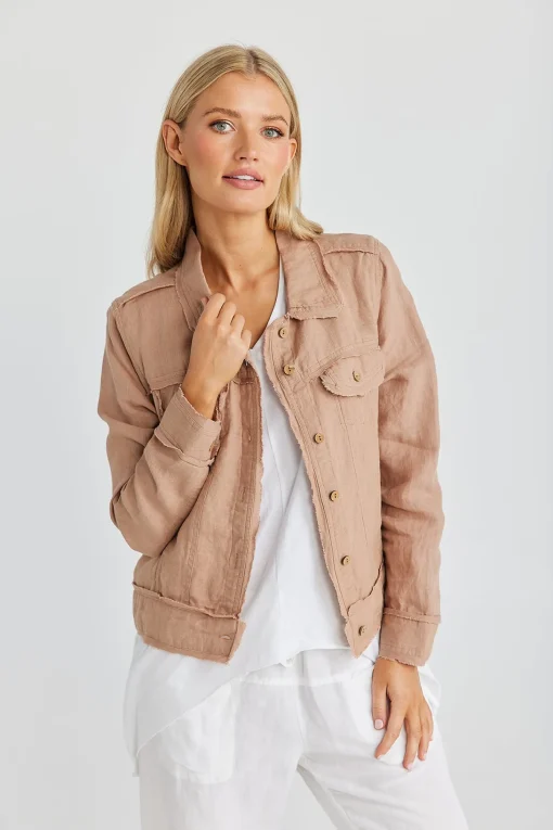Monza Jacket - Saddle Brown - TS1