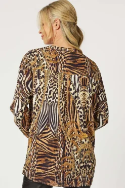 Morocco Print Shirt - Animal - HV30