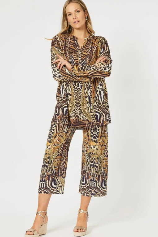 Morocco Print Shirt - Animal - HV30