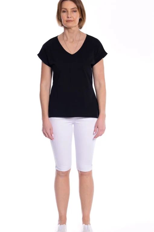 Natasha Tee - Black - CL9